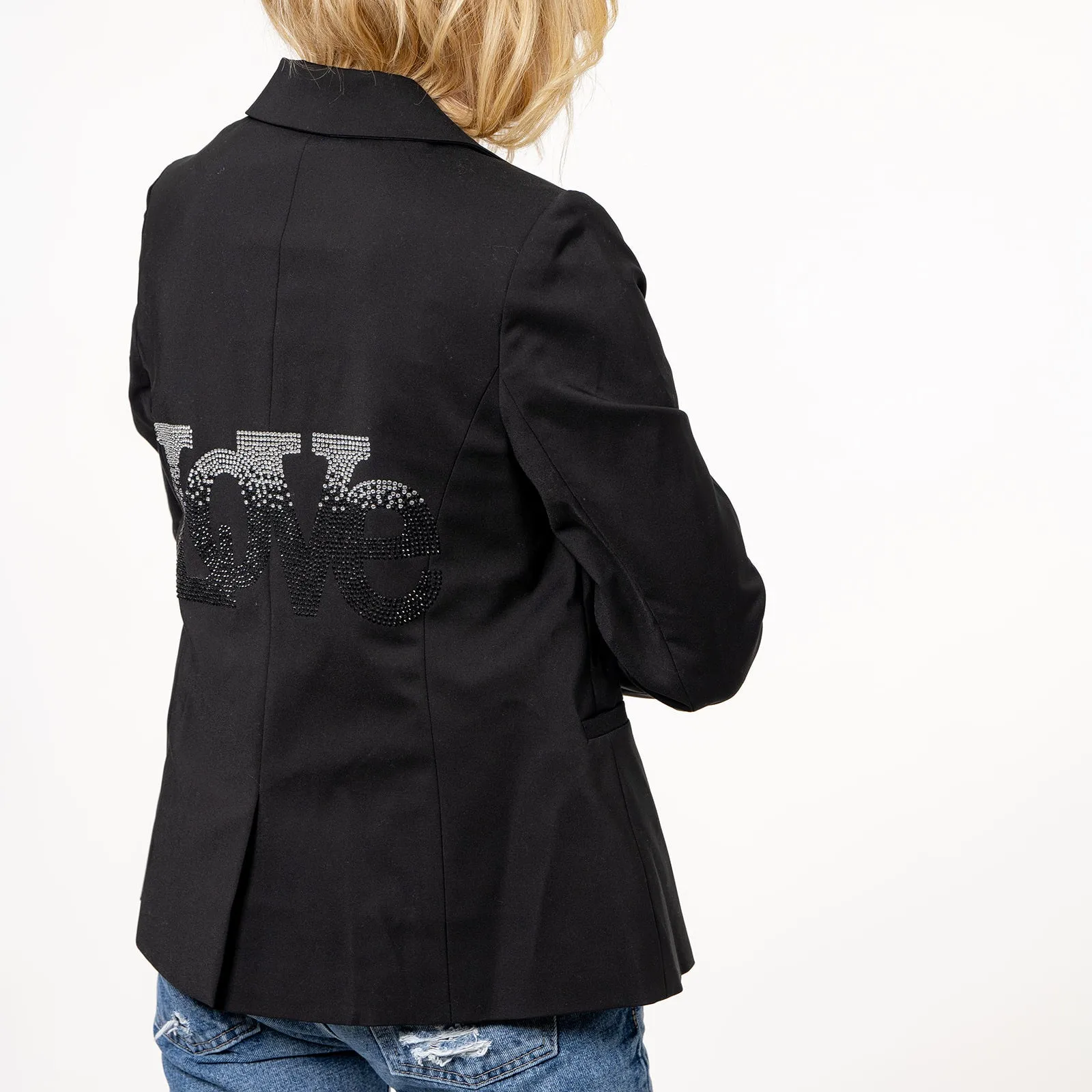 Crystals Ombre Love Blazer