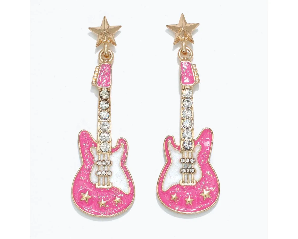Electric Guitar Dangle Earrings