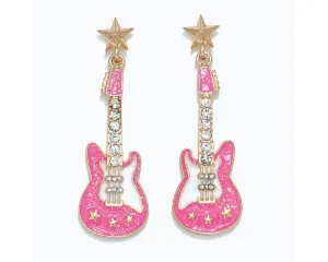 Electric Guitar Dangle Earrings