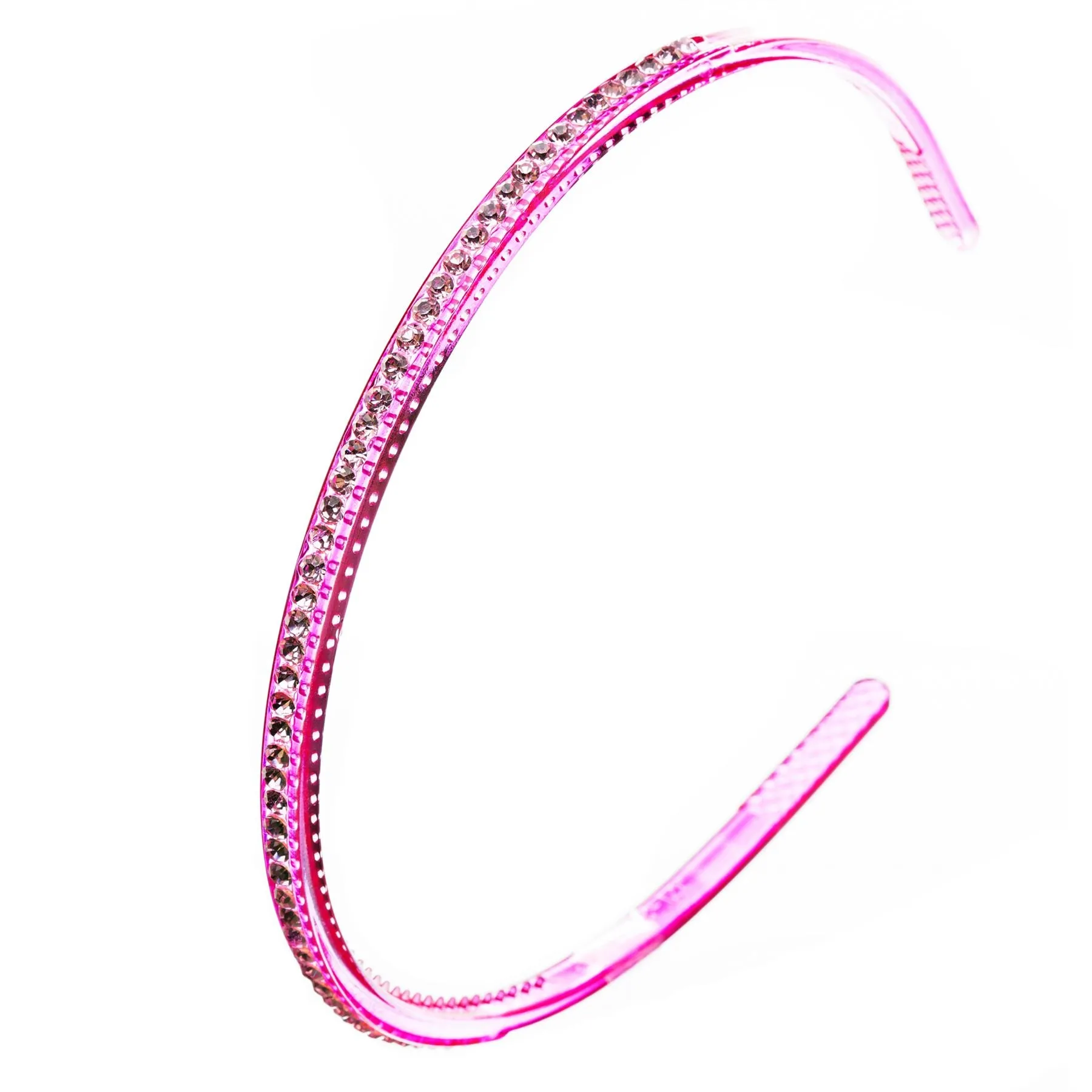 Fashion Sparkle Crystal Rhinestone Simple Linear Teeth Headband