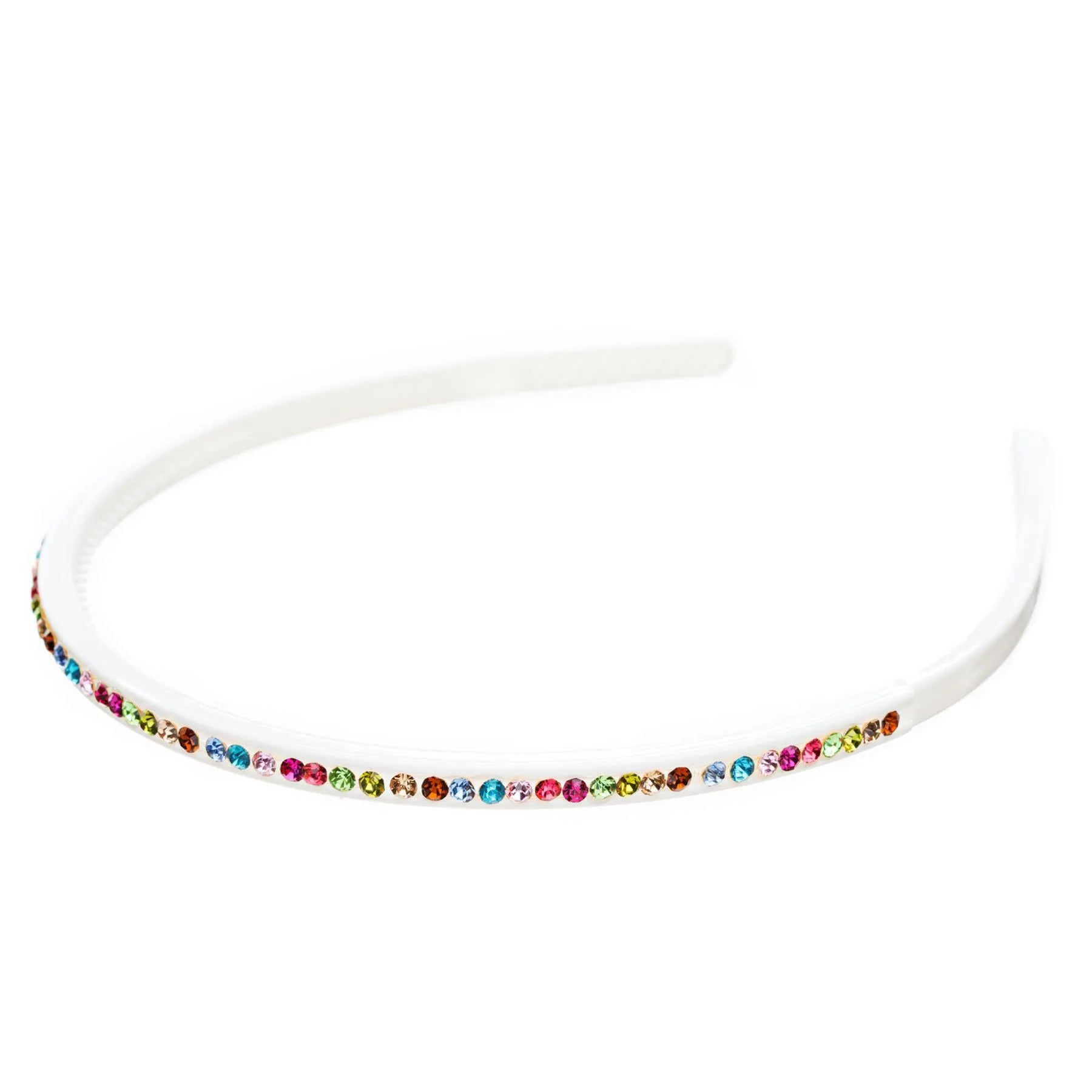 Fashion Sparkle Crystal Rhinestone Simple Linear Teeth Headband