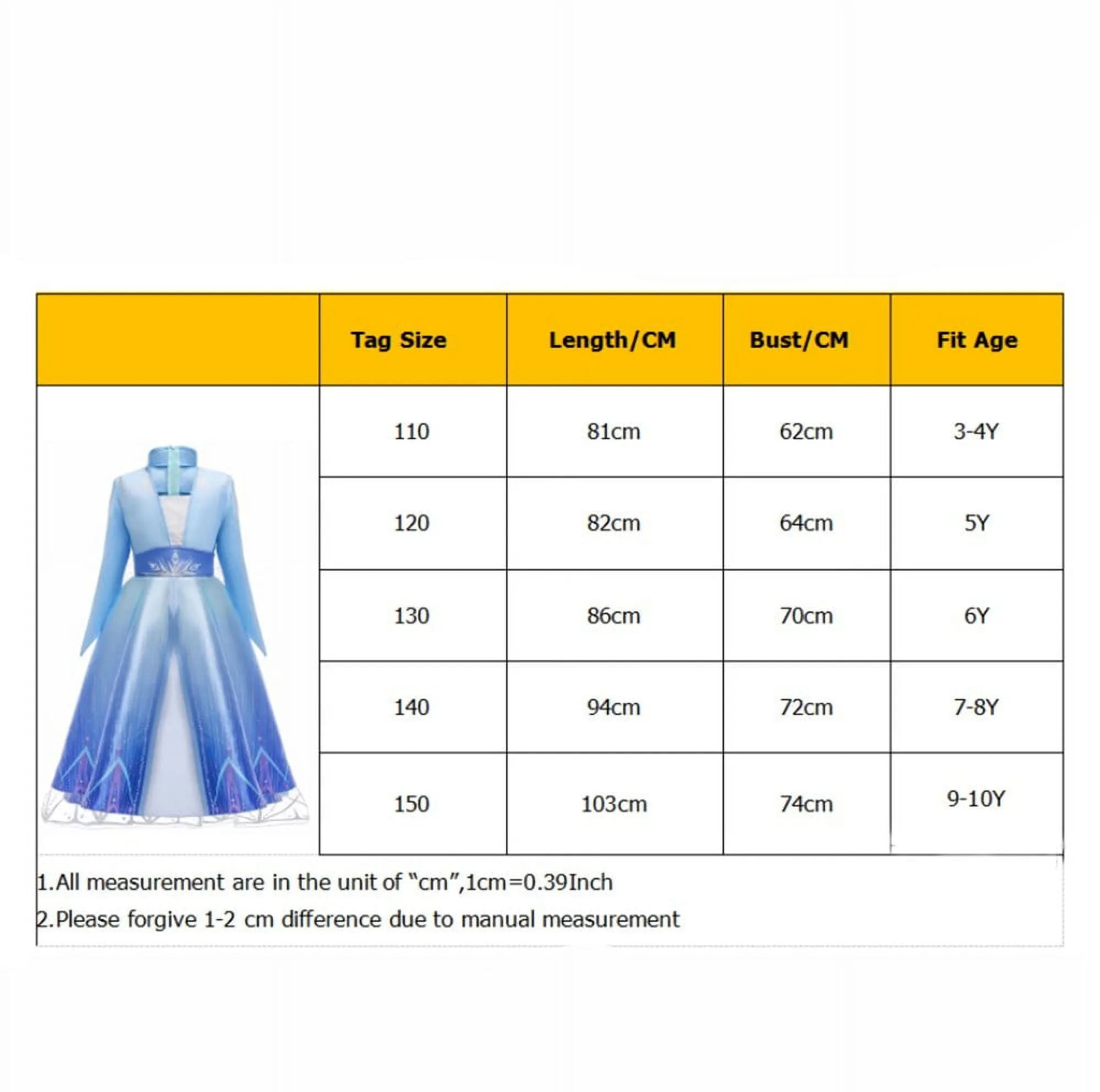 Frozen 2 Elsa Deluxe Princess Dress Costume for Girl Cosplay Christmas Party Dresses