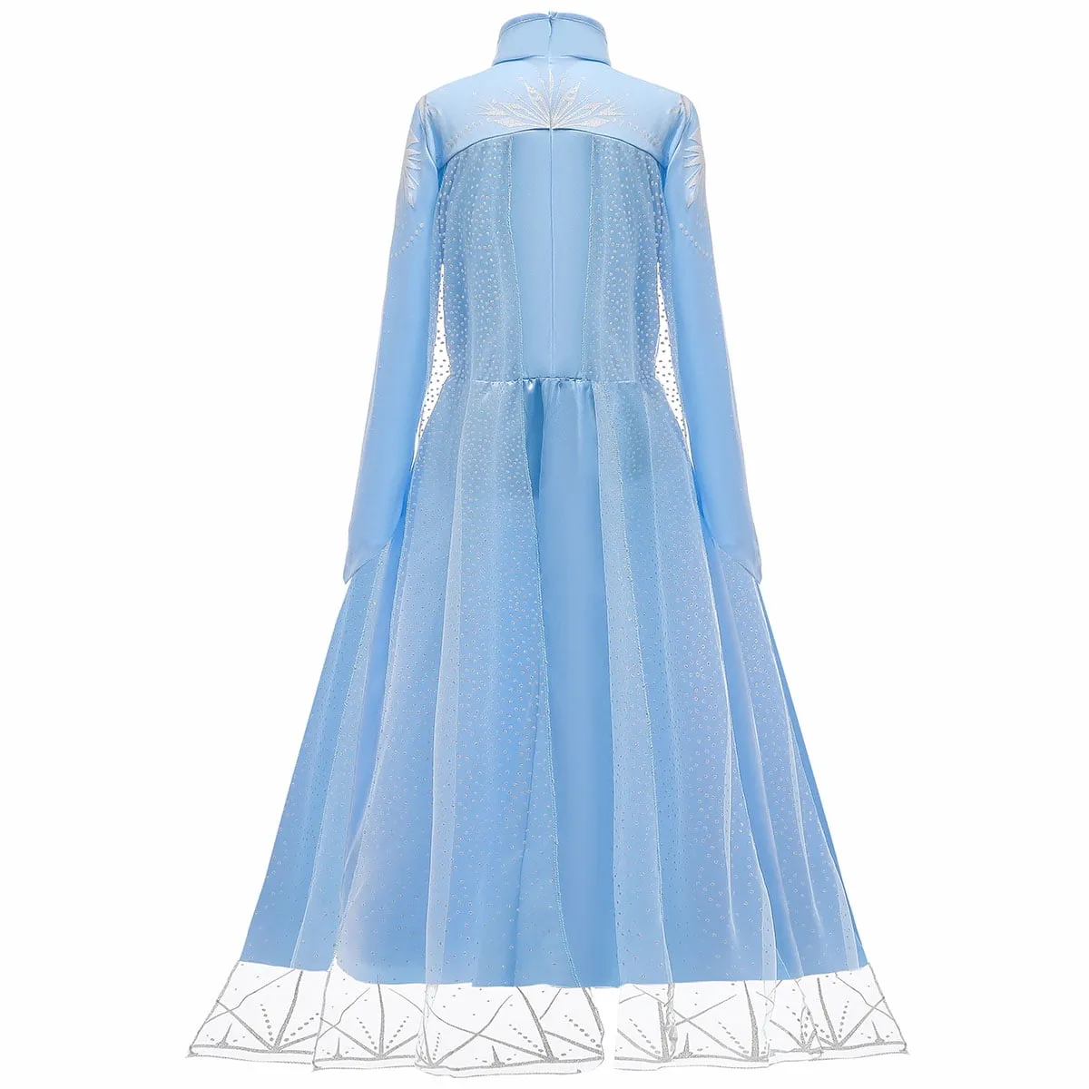 Frozen 2 Elsa Deluxe Princess Dress Costume for Girl Cosplay Christmas Party Dresses