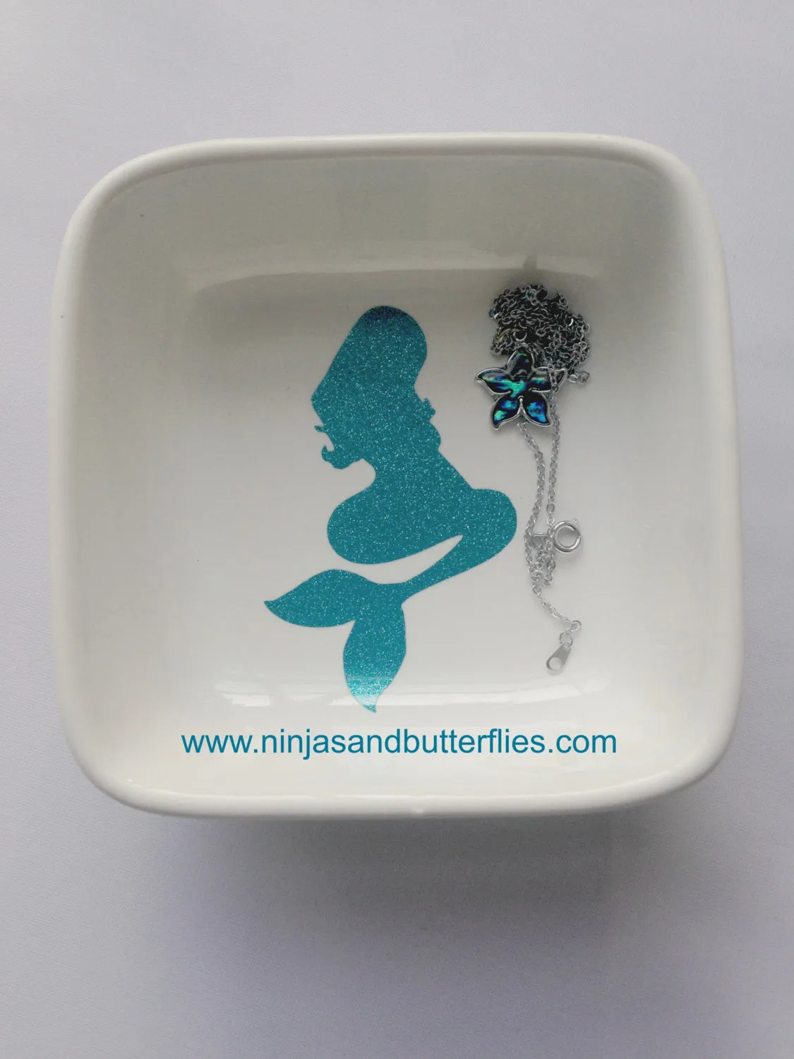 Jewelry Dish - Jewelry Holder - Mermaid Ring Dish - Personalized Ring Dish - Personalized Ring Holder - Mermaid Gifts - Mermaid Accessories