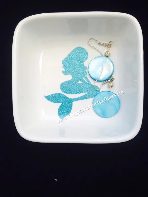 Jewelry Dish - Jewelry Holder - Mermaid Ring Dish - Personalized Ring Dish - Personalized Ring Holder - Mermaid Gifts - Mermaid Accessories