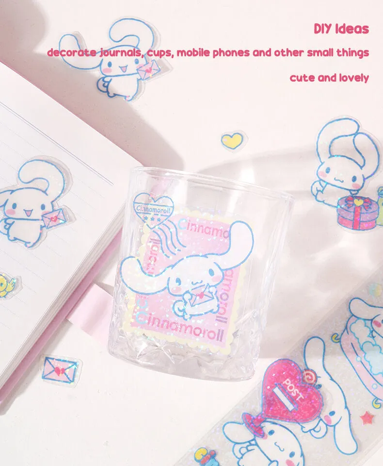 Kawaii Sanrio Glittery Tape Sticker