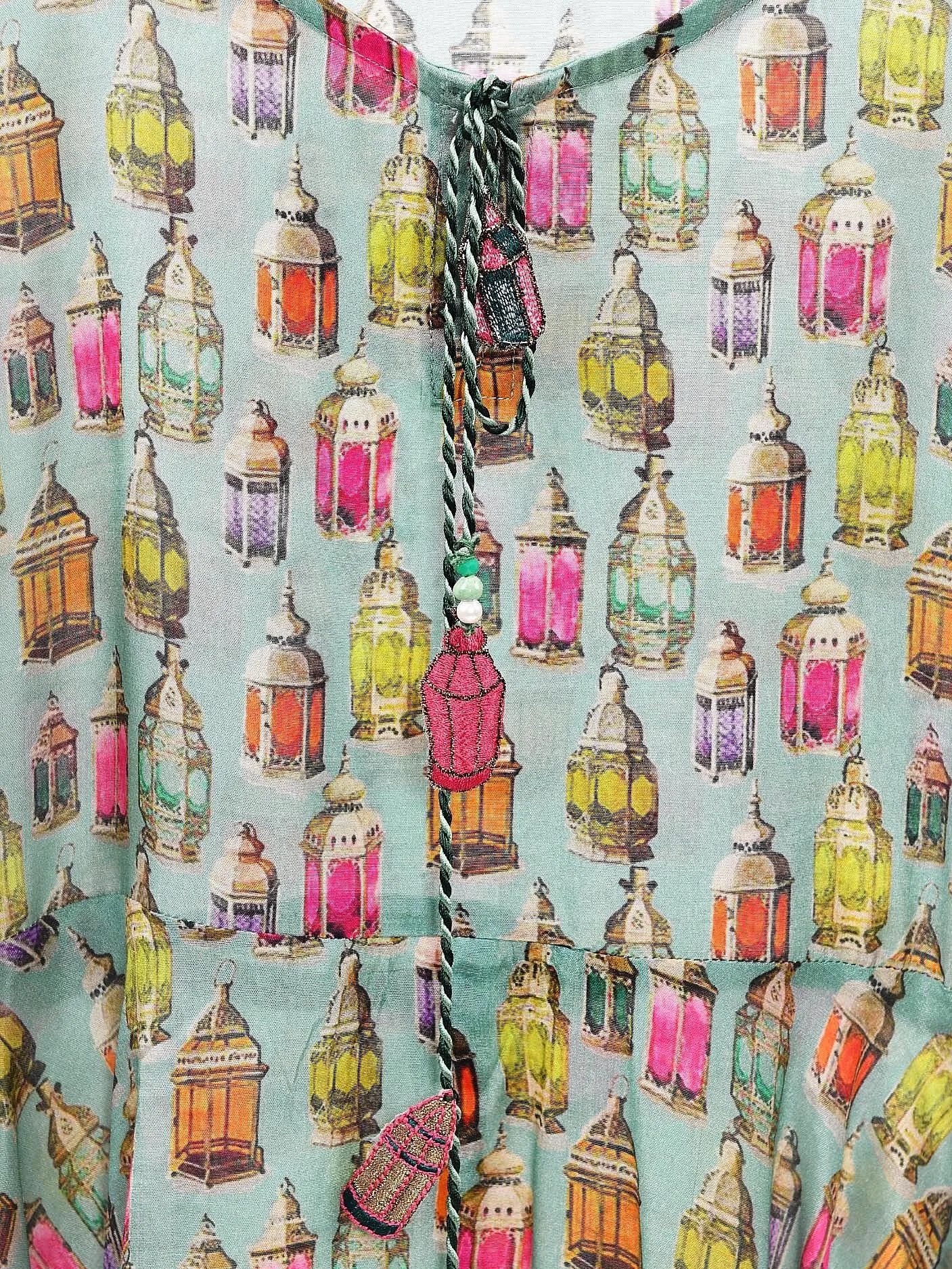 Printed Silk Dress