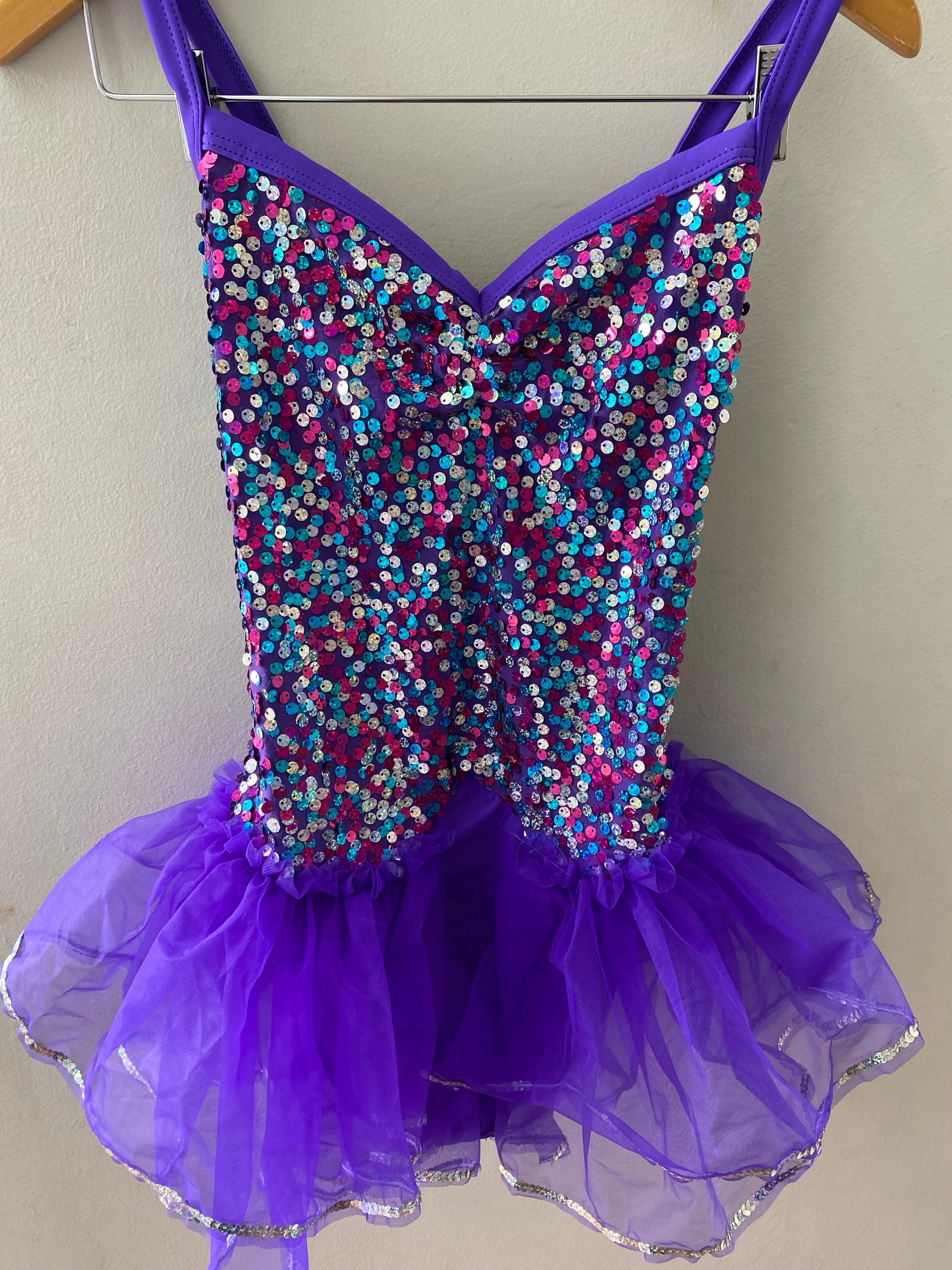 Purple Glittery Leotard/Tutu
