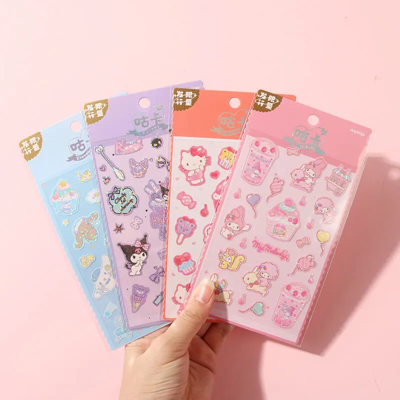 Sanrio Glittery Sticker Deco Set