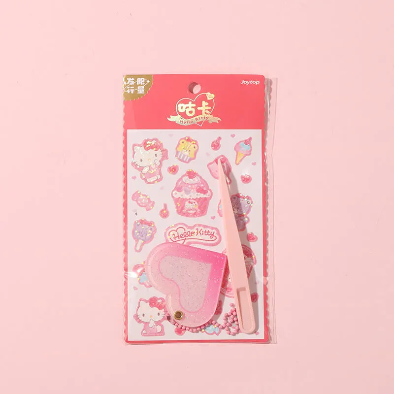 Sanrio Glittery Sticker Deco Set