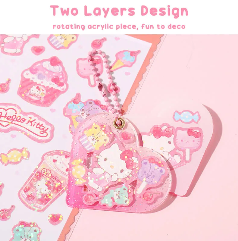Sanrio Glittery Sticker Deco Set
