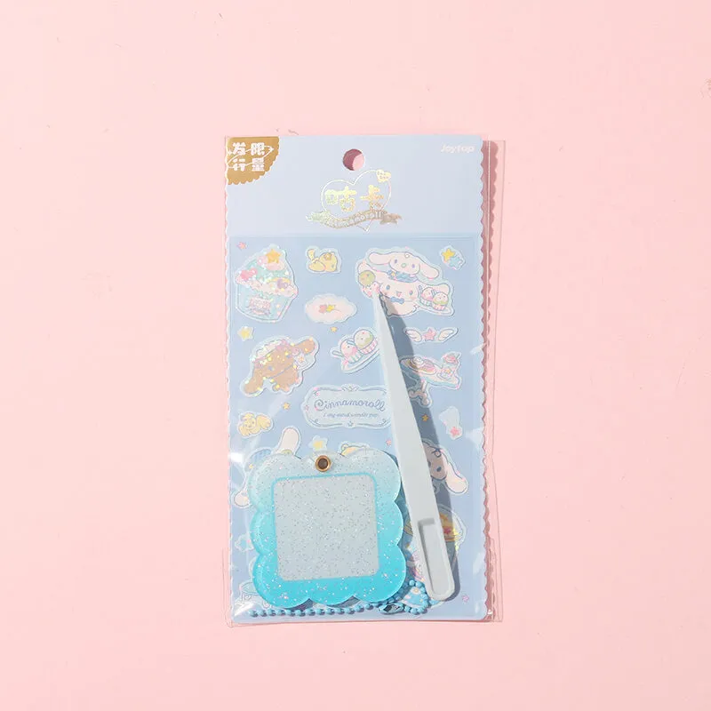 Sanrio Glittery Sticker Deco Set