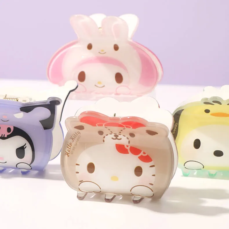 Sanrio Otomodachi Kigurumi Glittery Hair Claw Clip