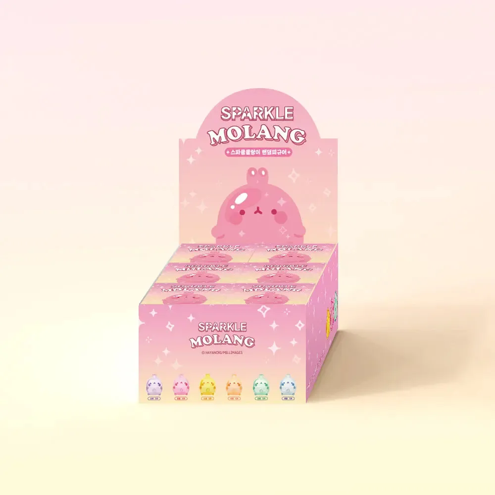 Sparkle Molang Random Figure Blind Box Cute Glitter Edition