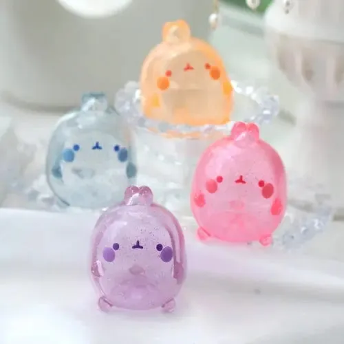 Sparkle Molang Random Figure Blind Box Cute Glitter Edition