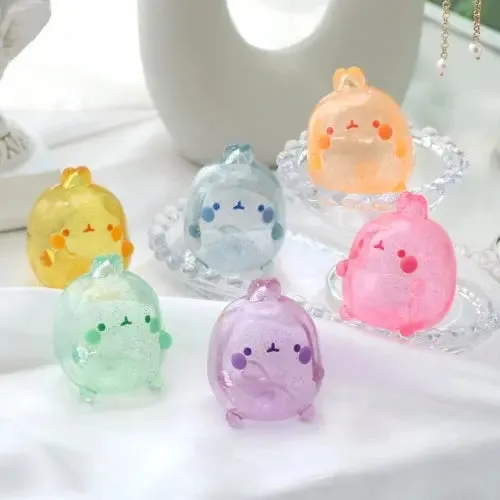 Sparkle Molang Random Figure Blind Box Cute Glitter Edition