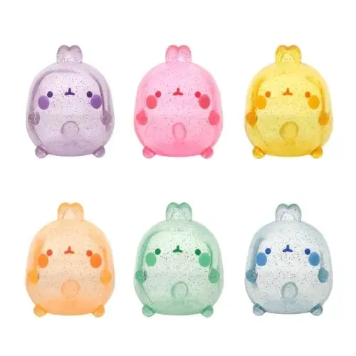 Sparkle Molang Random Figure Blind Box Cute Glitter Edition