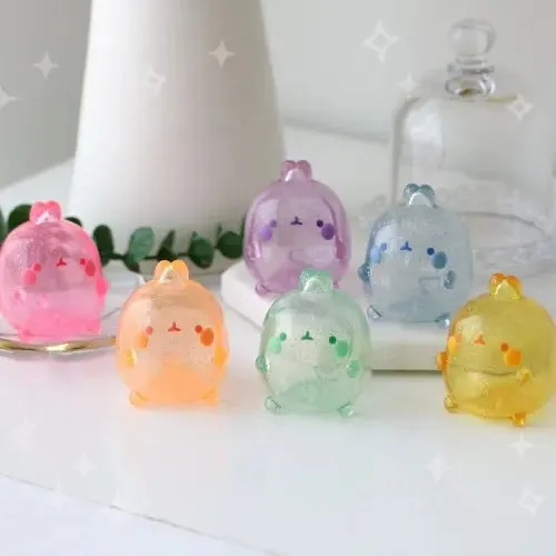 Sparkle Molang Random Figure Blind Box Cute Glitter Edition
